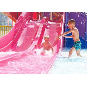 Fiberglass Spiral Water Slide , Hotle Water Playground Classic Water Slides