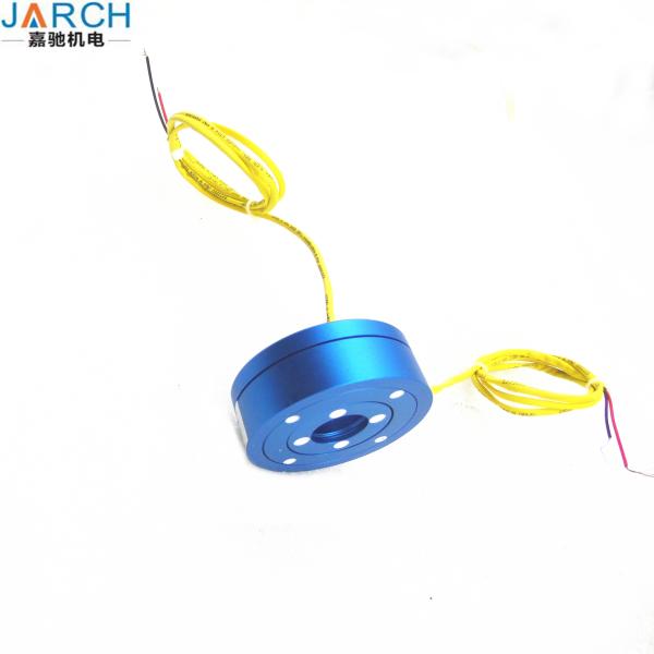 Buy Lead Length 9.843inch Fiber brush Pancake Slip Ring For Industrial Machinery Inner size:70mm at wholesale prices