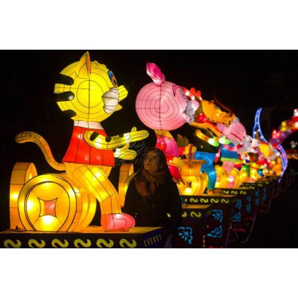 Buy Animal Shaped Electric Chinese Lanterns , Large LED Lantern Lights at wholesale prices