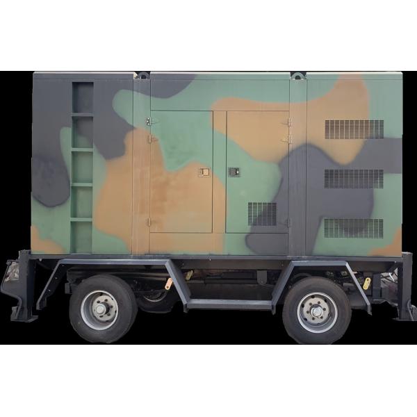 OEM 500kw Trailer Diesel Generators Ac Alternator Soundproof Water Cooled Dg