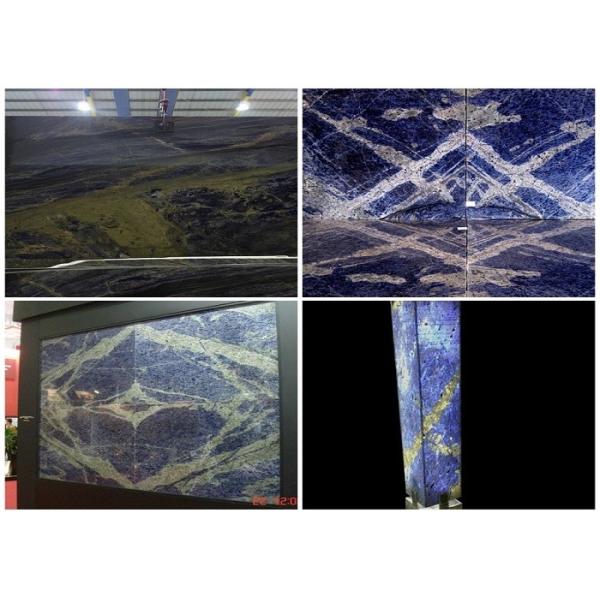 Buy Azul Bahia Granite Blue Bahia Sodalite Blue Brazil blue Granite Slabs Tiles at wholesale prices