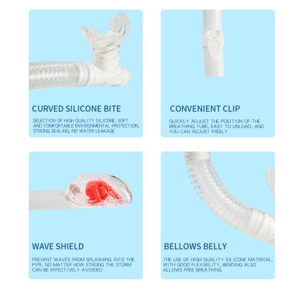 ZMZDIVE Freediving Snorkel Mask Set Prescription Snorkeling Goggles