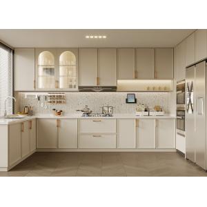 China Full Wall Custom Kitchen Furniture Lacquer Finished Plywood Kitchen Cabinet on sale