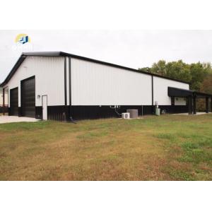 Hot Rolled Steel Portal Frame Structure Building Construction Customizable