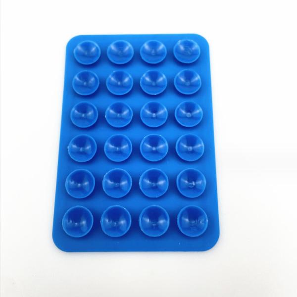 Silicone 24 Anti Slip Silicone Custom Adhesive Suction Cup Pads for Cell Phone Holder