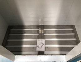 Commercial Single Door Ice Storage Merchandiser With Sticker