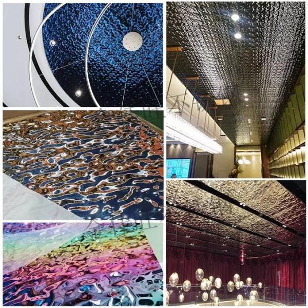 304 Stamped Stainless Steel Sheet 1219mm Width Slit Edge