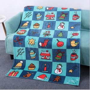 Machine Weaved Printing Polyester Fleece Blanket For All Season