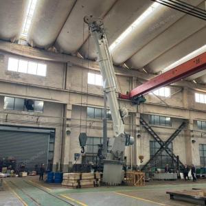 4T 20M Telescopic Boom Offshore Lift Crane Pedestal Mounted