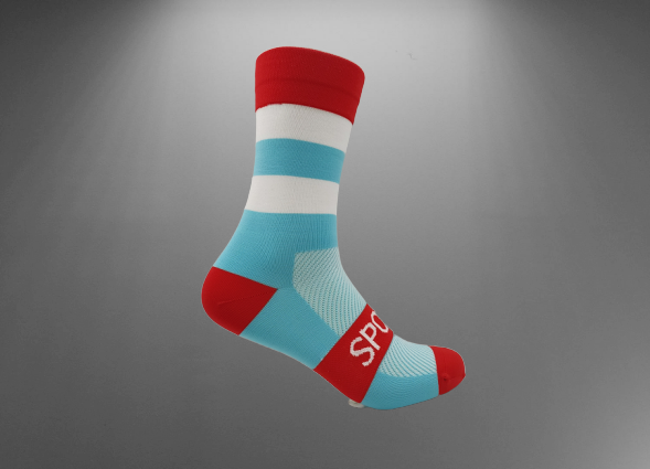 Anti - Fungal Outdoor Sports Custom Cycling Socks Women 's And Men 's Anti - Sweat Ankle Running