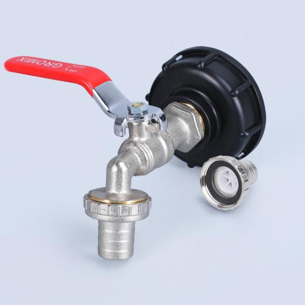Customized Support Adapter Faucet Wire IBC Tank Tap Replacement Connector Valve For Water Tank Hose Tap