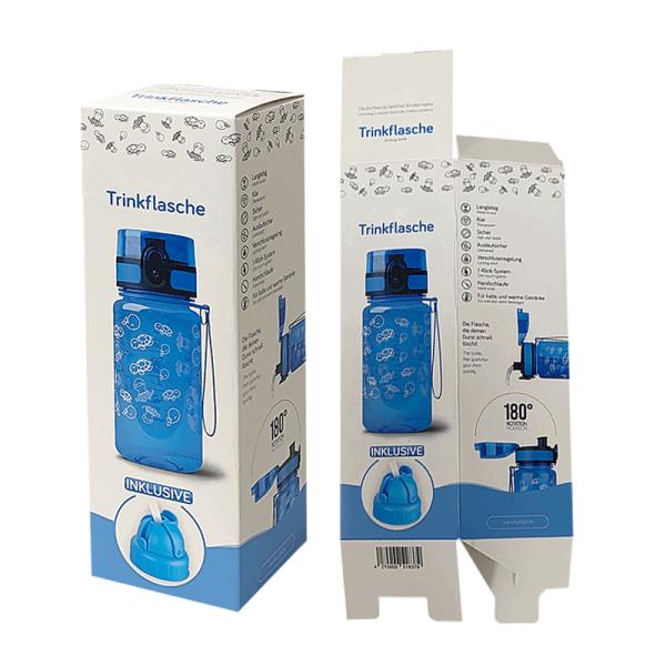 Industrial Retail Tuck End Auto Lock Boxes For Small Paper Drop Bottle Packaging