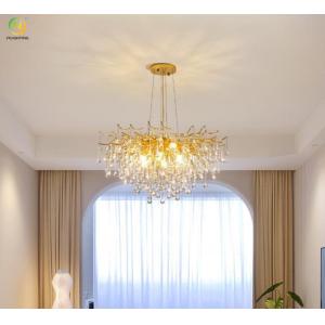 Quality JYLIGHTING European Light Luxury Crystal Postmodern Simple Atmosphere Nordic Creative Living Room Restaurant Crystal Pendant Light for sale