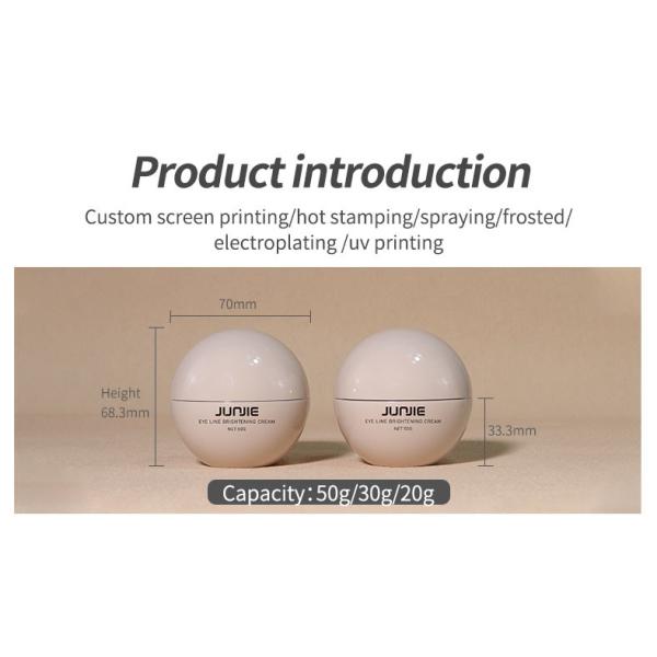 In Stock 50g Double Thick Wall Wide Mouth AS Jar For Skin Care Jars Cream Face Mask Body Butter Scrub Cream Jar