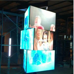 China indoor electronic led board advertising spinning led display screen on sale