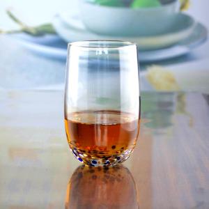 Red Stars Bottomed Creative Macadam Tumbler Drinking Glasses