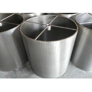 Heat Resistant Rotary Screen Drum , Stainless Steel Wire Strainer Basket