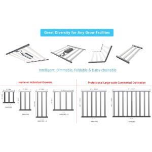 Dimmable IP65 White LED Grow Light LM301B 3000K Full Spectrum