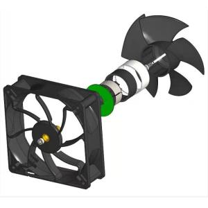 UL Certificated Car Cooling Fan using Plastic PBT 94V0 Material