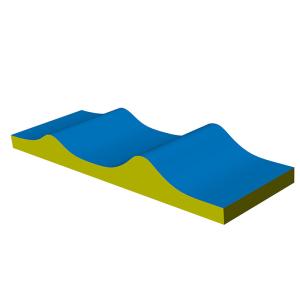 Durable Inflatable Water Sport Slipping Wave Anti UV & Heat Material