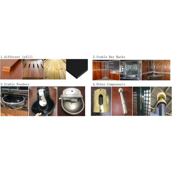 Pvc Material Portable Horse Stables 12ft Temporary