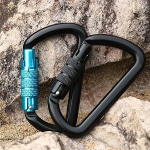 25kN Hammock Aluminum 0 Shape Carabiners for Camping and Outdoor Snap Hook