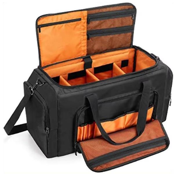 Buy Adjustable Compartment Dividers Sneaker Duffle Gym Bags With Sneaker Compartment at wholesale prices