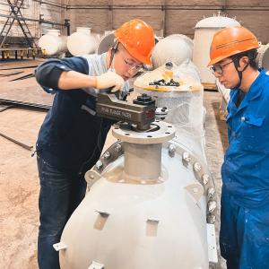 14 Inch Manual Flange Facing Machine Powerful High Precision