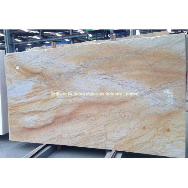Buy Luxury Giallo Macaubas Quartzite Slabs, Brazil Yellow Quartzite Slabs at wholesale prices