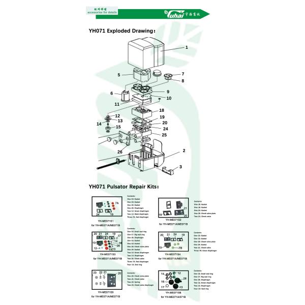 Cow Milking Machine Pulsator Pulsator 24V Black Solenoid Valve