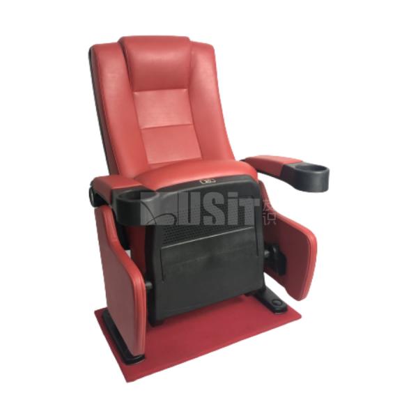 Buy 580mm Public Theater Seating Home Cinema Seats Conterweight System at wholesale prices