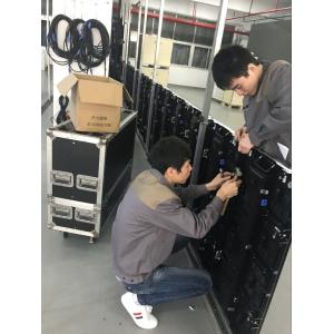 IP Rate 65 LED Video Panel Rental Noiseless Ghost Canceling High Gray Scale Full