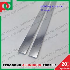 Aluminium Profiles Polishing Decorative Edging Tile Trim Popular Silver And Gold