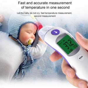 Clinical Forehead Scan Thermometer / Digital Ear Thermometer High Sensitivity