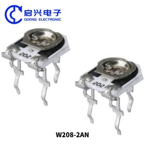 W208 Series Adjustable Resistance Single Coil Glass Glazed Ceramic Potentiometer