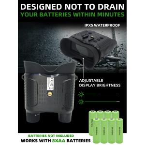 NV8160 Waterproof Hunting Binoculars Helmet Mounted Night Vision Binoculars
