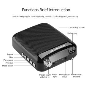 2018 NEWGOOD Bluetooth 2.4Ghz Wireless Headset Microphone Voice Amplifier