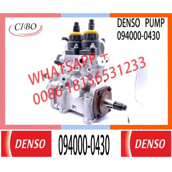 common rail high pressure diesel fuel pump 094000-0430 for hino for bus truck forward tractor industrial diesel engine