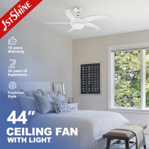 35w Modern LED Ceiling Fan 44 Inch DC Motor Energy Saving Silent