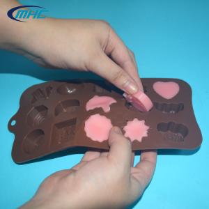 MHC Custom Pour Chocolat Silicone Chocolate Mold Cute Cartoon Shape for Easy