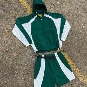 Oem Service Streetwear Matching Short Sweatsuit Short Sleeve Jogging Suits