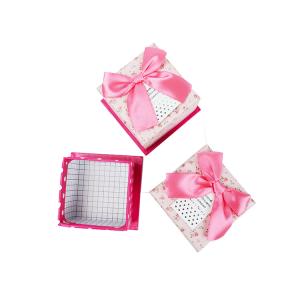 CMYK Pantone Colour Printing Retail Stand Box for Small Pink Craft Gift Jewelry