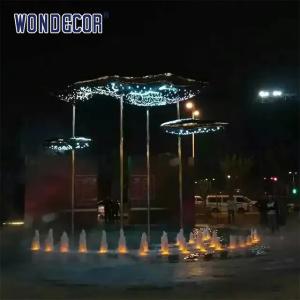 WONDERS Forged Metal Sculpture Stainless Steel Abstract Tree Sculpture