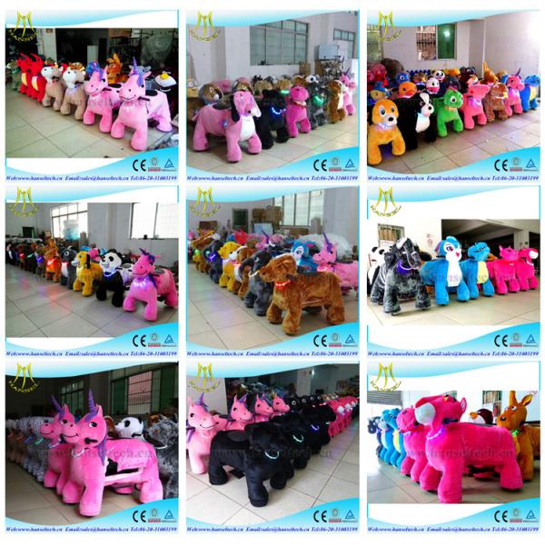 Hansel shopping mall ride on animals coin operated plush electric animal scooters