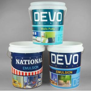 5L White Plastic Painting Pitcher 1.2KG Weight For Home Decorating Projects