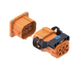 Quality Neopower 6-Pin High Voltage 1000V 35A Automotive Power and Signal Connector with 360° Shielding for sale