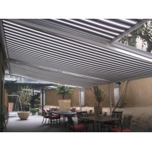 Aluminum Garden Waterproof Awning Motorized Retractable Conservatory