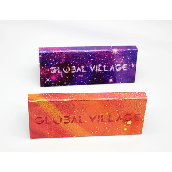 Hot Stamping Custom Makeup Packaging / Eyeshadow Paper Palette CMYK PMS Printing