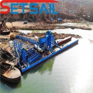 36000.000kg Package Gross Weight Chain Bucket Gold Dredge Equipment for River