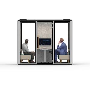 2023 Aluminum Material Acoustic Meeting Booth Movable Movable Silence Pods